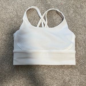 lululemon ribbed energy longline sports bra